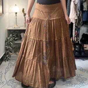 Vintage Deadstock Bohemian Beaded Skirt